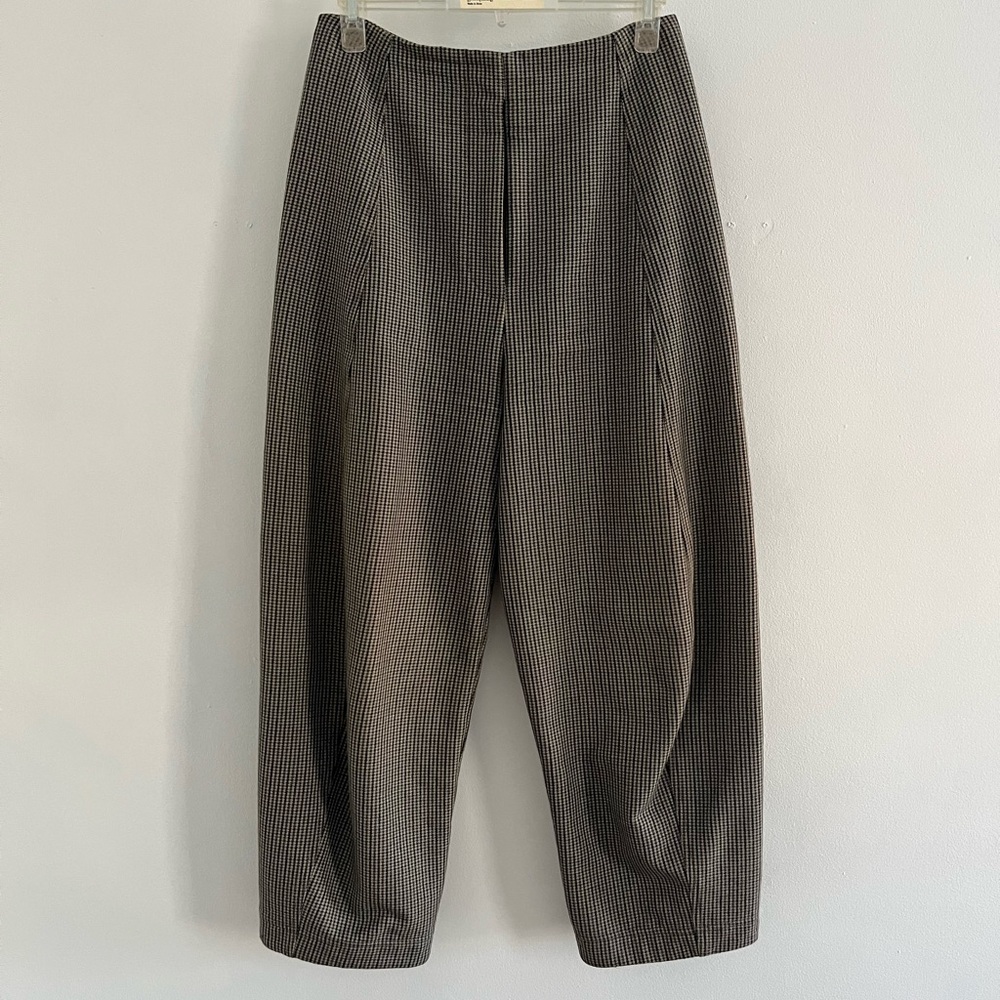 Creatures of Comfort houndstooth barrel Crescent pant